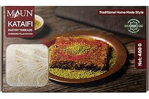 GENERIC Original Fresh Premium Oz Yufka Kataifi Original Pastry Threads Kadayif Dubai Chocolate Pastry Fresh Taze Kadayif 400 Gr by BAKKALIM UK