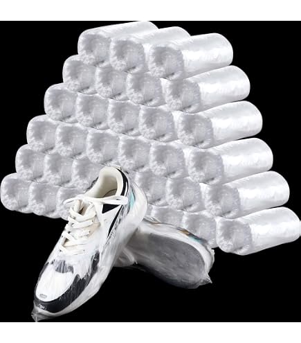 Produktbild von 500x CPE-Überschuhe – Weiß, 40 My, 41/44 Cm – Wasserdicht, Extra Stark, Für Lebensmittel, Pharma & Reinräume