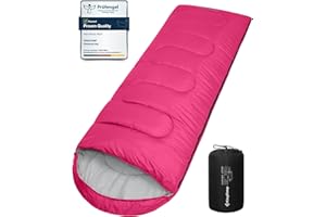 KingCamp Sac de Couchage Adulte et Enfant Sac de Couchage Compact Ultra Leger 3 Saisons Connectable pour Double Duvet Grand Froid pour Camping Hiking Trekking Randonnée Voyage Extérieur