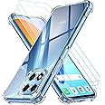 iVoler Cover per Honor 70 Lite/Honor X8 5G / X6 (Non per Honor X8 4G), Antiurto Custodia con Paraurti in TPU Morbido e 3 Pezz