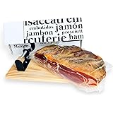 1 Kg Spalla di Prosciutto Crudo Intero Disossato con Porta Prosciutto - Mini Jamón Serrano Gran Reserva Duroc - Abuela Matild