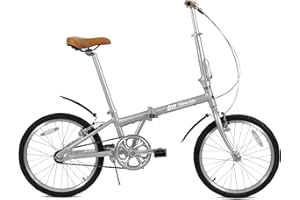 FabricBike Vélo Pliant, Cadre en Alliage, Mono-Vitesse, 3 Couleurs