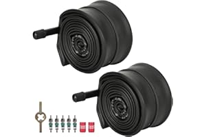WEIYINGSI Chambre à air de Vélo 22 Pouces 22x1.75/2.125 Chambre à Air avec Valve Schrader 32 mm Compatible avec 22x1.75 22x1.95 22x2.0 22x2.125 La Plupart des Chambres à Air de Vélos de Route Vélo de Montagne