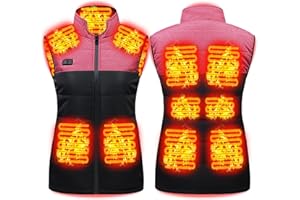 GENERIC Heated Vest for Men Woman, Electric USB Warmer Jacket with 11 Heating Zones, Lightweight Heated Gilet, for Fishing Hunting