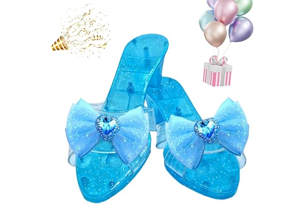 Chaussures princesse pour petites filles - chaussures avec jeu de faux pour petits enfants - talons pour amateurs de costumes de scène et collectionneurs de contes de fées pour occasions spéciales