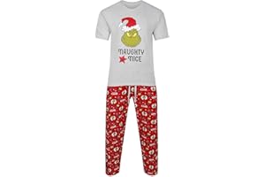 EX UK STORE Mens The Grinch Christmas Pyjamas PJ Set Festive Night Wear Xmas M to XXL New