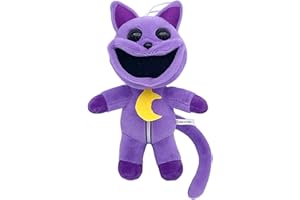 HNIEHEDT Smiling Critters Plush Toy, Funny Smiling Critters Pillow Children's Room Decoration, Cute Smiling Critters Cat Nap Catnat Accion Doll for Kids and Adults, Birthday and Christmas (I)