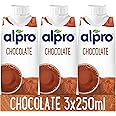 Alpro SOYA Chocolate Long Life Drink 15 Cartons - 3x250ml (Pack of 5)