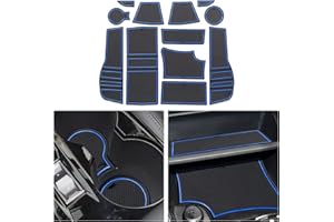 CDEFG Tappetini in Gomma Antiscivolo per Peugeot 2008 E-2008 2020+ Antipolvere Tappetinio per Interni Auto Accessori (Blu)