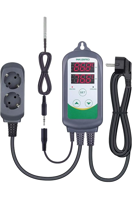 Pad Riscaldante Per Fermentazione Birra Homebrew - Con Termometro Adesivo, 220V-250V, Per Controllo Temperatura - Foto 10