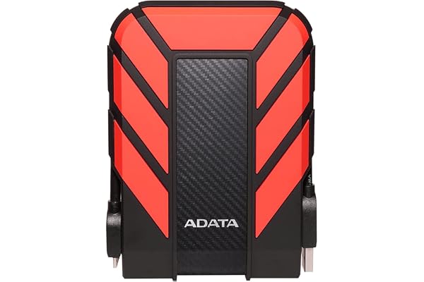 ADATA HD710 Pro Disque Dur Externe 2000 Go, USB 3.2 Gen1 Noir/Rouge