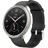Amazfit Active 2 Premium Smartchoice 44mm Smart Watch, Sapphire Glass Display, Free Silicon Strap, Built in GPS, 10day Battery, 5ATM, iOS & Android, 2