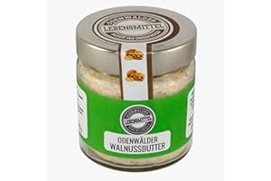 Odenwälder Lebensmittel - 150g premium Walnussbutter mit echten Walnüssen - hochwertige Butter - Made in Germany
