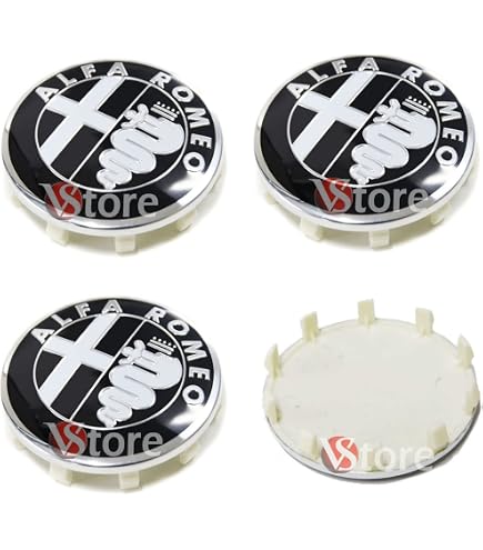 4 Radkappen 60 Mm Kompatibel Mit ALFA Romeo Giulietta Giulia 147