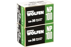 ORIGINALWOLFEN original WOLFEN (ORWO) NP100 schwarz/weiß Kleinbildfilm im Doppel Pack 2x36 Aufnahmen/Made in Germany