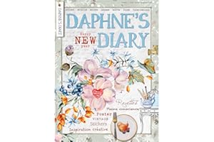 Daphne's Diary Magazine 2024#1 (FRANÇAIS)| Magazine journal interactif pour la pleine conscience, le coloriage, l'art, la cuisine, les voyages | Plein de conseils et d'inspiration créative