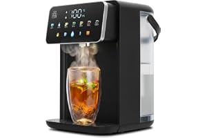 ForMe Varmvattenberedare, 3,2 l Vattentank, 2000 W, Temperaturinställning för Vattenberedare 25-40-50-60-80-90-100 °C, Filter