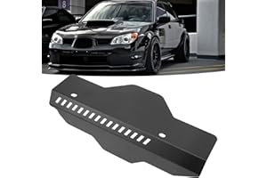 OUKENS Aluminum Pulley Cover Belt Relacement for Subaru Impreza 02-14 WRX and 04-on STI 04-08 Forester(Black)