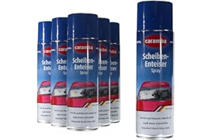 UINCLU 6x Caramba Scheiben Enteiser Scheibenenteiser Spray Sprühdose 500ml (6,11Euro/l)