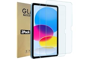 Bigqin 2 Pezzi Pellicola Protettiva Compatibile con iPad (A16) 11a generazione 2025/iPad 10 2022 10.9", Ultra HD 9H Vetro Temperato Film,Pellicola Schermo Premium Protezione Scratch Resistente