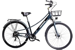 E MOTORAD - RIDE THE ELECTRIC REVOLUTION EMotorad Plymouth - Vélo Électrique Urbain pour Adultes - Pneus CST 700x40C - Moteur 36V 250W - Batterie Amovible 420 Wh - Cadre Bas en Aluminium - 5 Niveaux d’Assistance