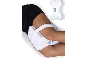 Everlasting Comfort Cuscino Gambe per Dormire - Cuscino per Gambe in Memory Foam per Chi Dorme sul Fianco - Cuscino Gambe Ergonomico che Aiuta a Mantenere la Posizione Corretta Durante il Sonno