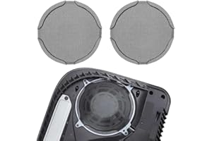 Chanvoo 2 Pack Metal Dust Filter for PS5 Cooling Fan Compatible with PlayStation 5 Digital and Disc Edition Console (Black)