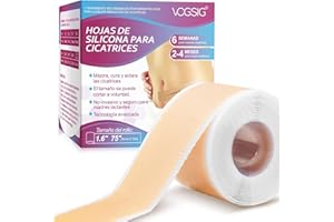 SKIN TAG REMOVAL Hojas de silicona de primera calidad para cicatrices, tratamiento profesional flexible para cicatrices de cesárea, queloides, cicatrices quirúrgicas, y acné, cinta eficaz para cicatrices(4cmx1.9m)