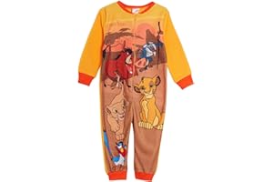 Disney The Lion King Fleece Onesie Ultimate Kids All in One Simba Pyjamas Kids Girls Boys Sleepsuit Onezee