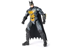 DC Comics, Batman Night Flare 30cm Light Up Action Figure with 24 Sounds and Phrases, Super Hero Kids Toys for Boys and Girls Ages 4 and Up, Batteries Included