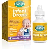 Colief Infant Drops | Lactase Enzyme Drops | Natural Colic Relief for Babies | Reduces Bloating, Wind and Crying | (15ml)