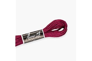 Luca-S Stranded Cotton Thread for Hand Embroidery, 8 Meter skeins, Color 114 / DMC 3685 / Anchor 70, Embroidery Floss, Cross Stitch Thread