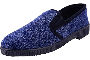 JOMIX Męskie kapcie zimowe zamknięte mokasyny dla seniorów, wyprodukowane we Włoszech