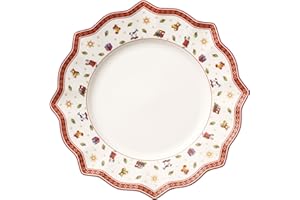 Villeroy & Boch Toy's Delight Piatto Piano, 29 cm, Bianco/Multicolore