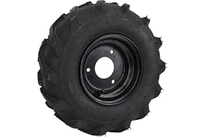Oreilet 13x5-6 "ATV-hjul, 6 Tum ATV Go Kart Däck och Fälgar, Gräsklippare med Fälgmontering, 3 Hål, för Quad Off Road Go Cart Mini Bike