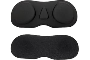 Alriedy VR Objektivschutz Objektivabdeckung für Meta quest3/3S,Quest2,Pico4, Valve Index, Premium-Schaum Linsenschutz, Staub- und Kratzschutz, Perfekte Passform für Face Cover Zubehör (Schwarz)