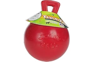 Jolly Pets Tug-n-Toss zabawka dla psa, 15 cm, czerwona