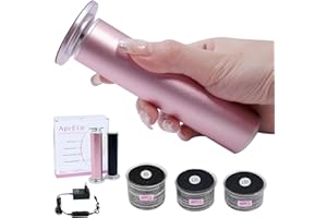 AprElm-12.2CM Längerer Elektrischer Hornhautentferner für Füße mit 120 Schleifpapier, aus Aluminium, stufenlose Drehzahlregelung – Professionelles Pediküre Gerät für