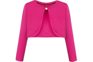 BONNY BILLY Chaqueta de Punto Niña Algodón Cárdigan Bolero Ropa Niña Manga Larga