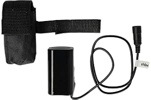 vhbw Batería (Pack) para lámparas de Bicicleta luz Faros (6 Ah, 8,4 V, Li-Ion)