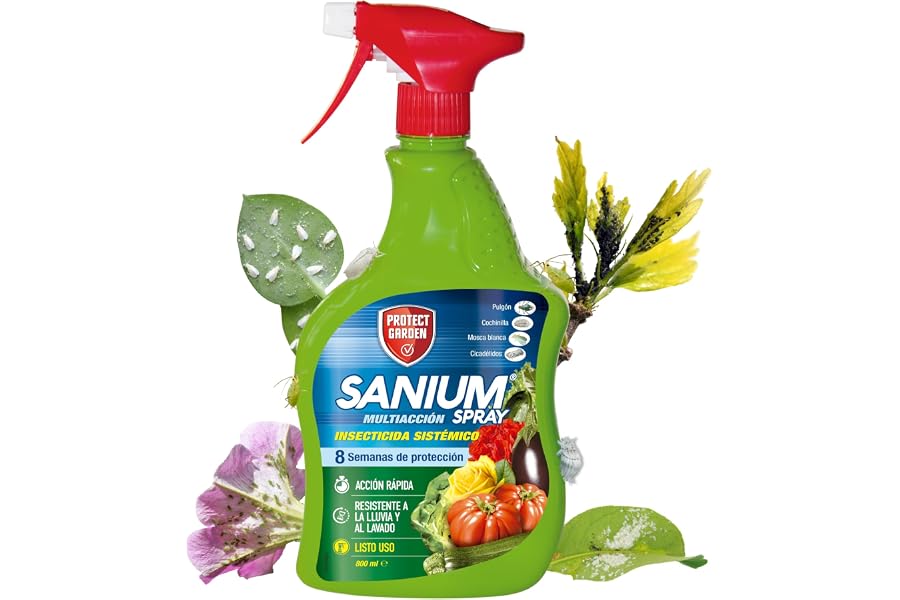 Spray Insecticida Sistémico | Protección contra Pulgones, Cochinilla Algodonosa, Mosca Blanca y Cicadélidos | Resistente a Ll