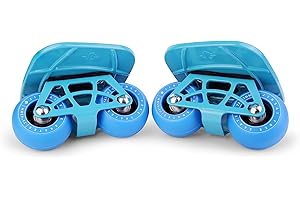 SANXUP FreeSkates Portable Roller Road Drift Skates Plate, with Aluminum Alloy Deck Non-Slip, Board Split Skateboard with PU Wheels High-end