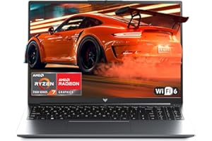 ACEMAGIC Ordinateur Gaming Ryzen 9 6900HX (Jusqu'à 4,9 Hz) DDR5 Pc Portable Gaming 16 Go Ram 512 Go SSD Étendre à 4 to,Boîtier métallique,Clavier rétroéclairé,WiFi 6,BT5.2,Type C,USB3.2,16 Pouces