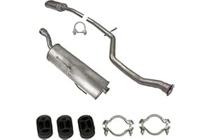 GENERIC Ferroz Export Ersatz für Auspuffanlage für PEUGEOT 206 1.6 Schrägheck/206 CC Cabrio ab. Bj. 2000 Auspuffanlage