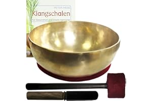 NATURHEILMITTEL HEILSTEINE METHUSALEM GMBH NEU-ULM Therapie KLANGSCHALE 900-1000g + BUCH Peter Hess 5-tlg Klangmassage SET. GELENKSCHALE UNIVERSALSCHALE Handarbeit NEPAL + Klöppel + ZUBEHÖR. 70192-5