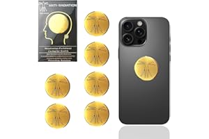 agogue 6 Stück Strahlenschutz Handy Aufkleber,strahlenschützer Sblocker Handystrahlen Blocker, Handy Blockieren Aufkleber für Alle Elektronik Geräte