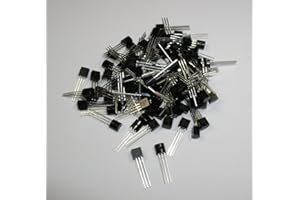 elpohl 100 x BC547B TO-92 NPN BJT Transistor 0.1A 50V for DIY Projects Solar Panel Charger Electronic Circuit Product Development Switching Power Supply