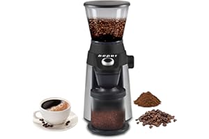 BEPER BP.580 Macina Caffè, Macinacaffè professionale a Pressione,15 Gradi di macinatura, Regolazione della quantità da macinare, Sistema di sicurezza