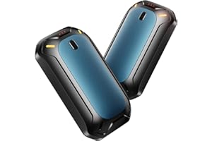 coldSky 2 Pack Hand Warmers Rechargeable, Dual Magnetic Electric Hand Warmer, Double-Sided Warming Portable Heater Reusable, 12 Max Heating Time Pocket Hand Warmers