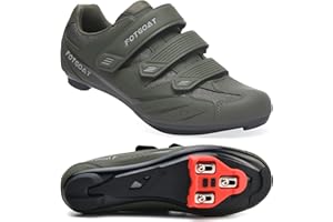 FOTGOAT Uomo Scarpe da Ciclismo per Donna, Scarpe Compatibili con Peloton &Look Arc Delta, Scarpe da Unisex per Biciclette